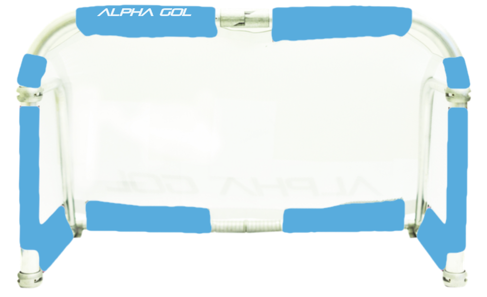 ALPHA GOL 6' x 4' - The Original All Aluminum, Pro Grade, Quick Folding Aluminum Folding Goal