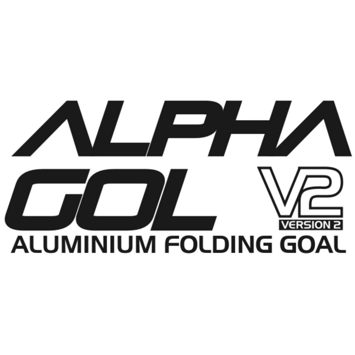 Alpha Gol (V2) - 6'x 4' Solid Frame Foldable Aluminum Goal