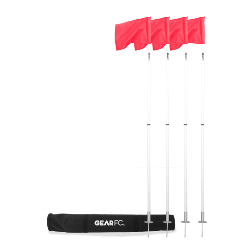 Corner Flag Set With Spring Pole (For Grass)