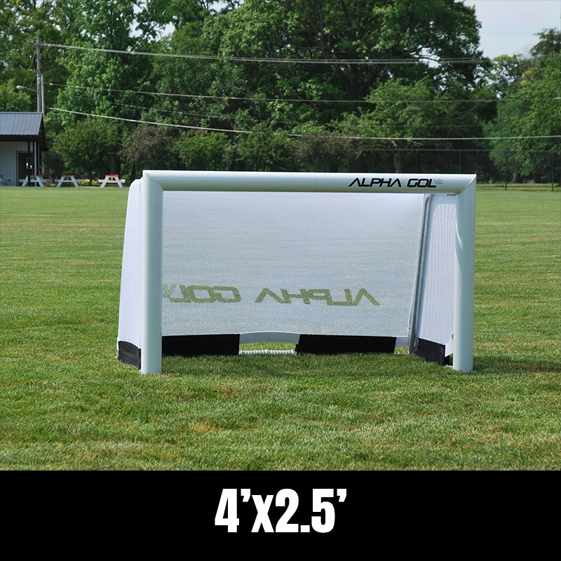 Alpha Gol V2 4x2.5, Portable Aluminum Soccer Goal