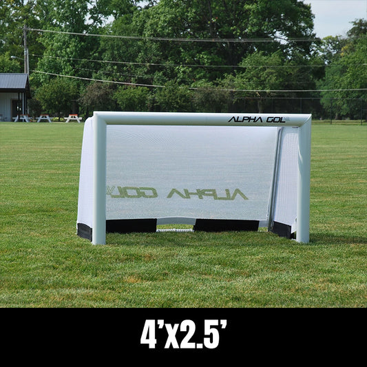 Alpha Gol V2 4x2.5, Portable Aluminum Soccer Goal