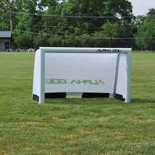 Alpha Gol (V2) - 4'x2.5' Solid Frame Foldable Aluminum Goal