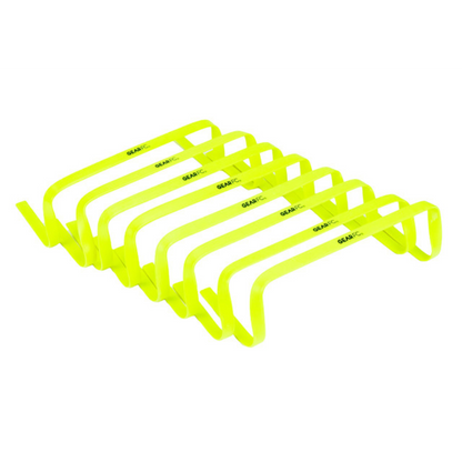 6 Inch Agility Hurdles (8 Pack) with Carry Bag