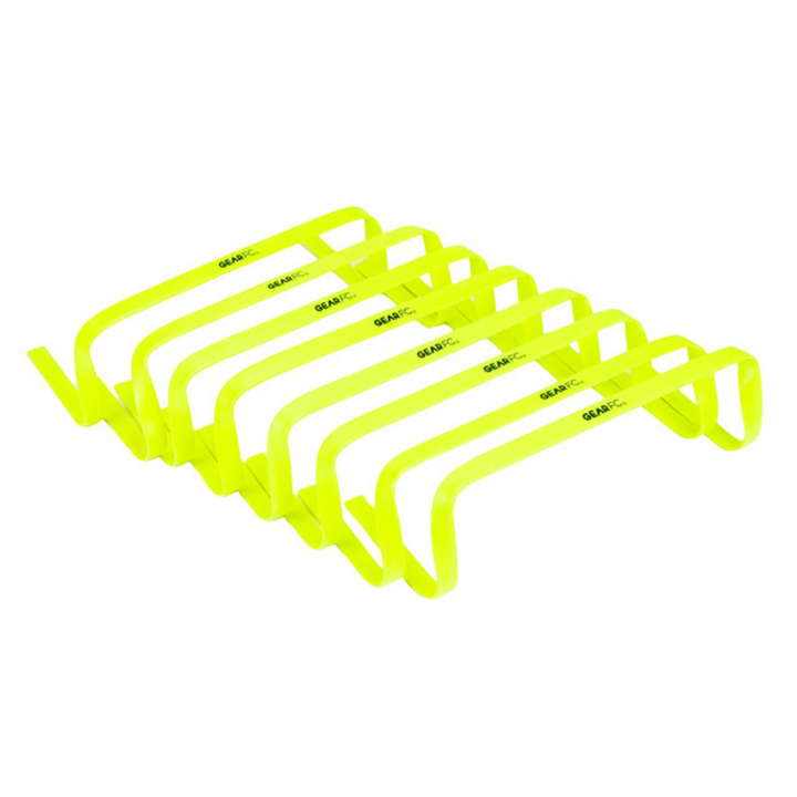 6 Inch Ribbon Hurdles (8 Pack) - Includes Carry Bag