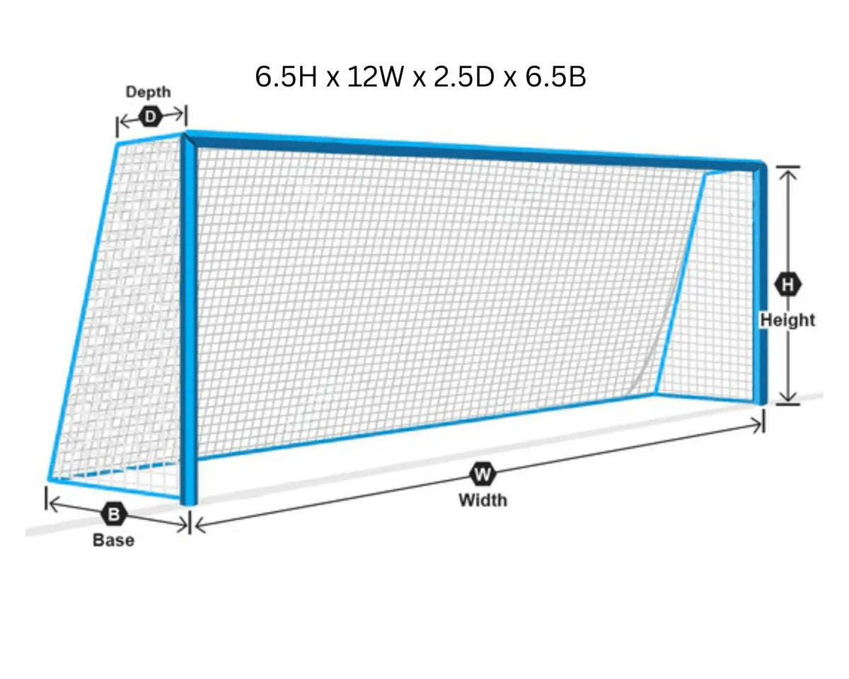 PEVO Soccer Goal Net 6.5x12