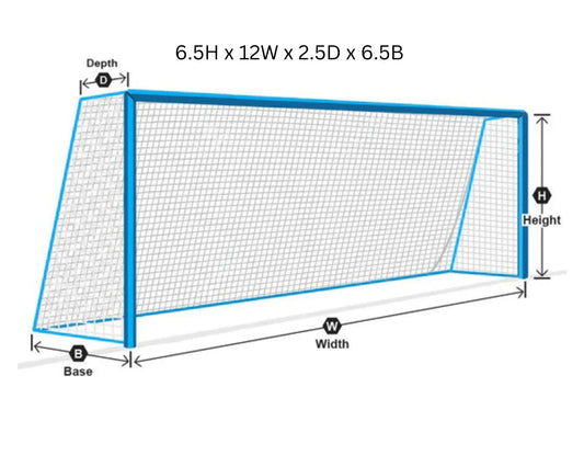 PEVO Soccer Goal Net 6.5x12