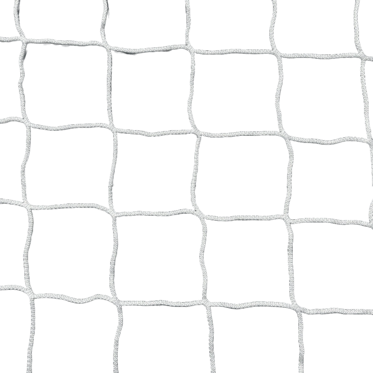 PEVO 4mm square soccer goal net mesh close up