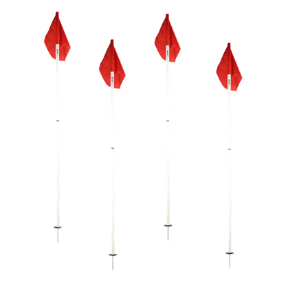 Corner Flags/Agility Pole Set (For Grass)