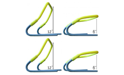 Adjustable Agility Hurdles (4 Pack) with Carry Bag
